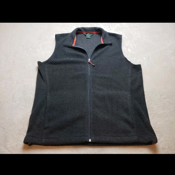 Woolrich Mens Size Large Sleeveless Vest Full Zipper Adjustable Waist Pockets - Picture 1 of 11